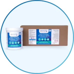 One box and one tub containing Peracide 6g Tablets