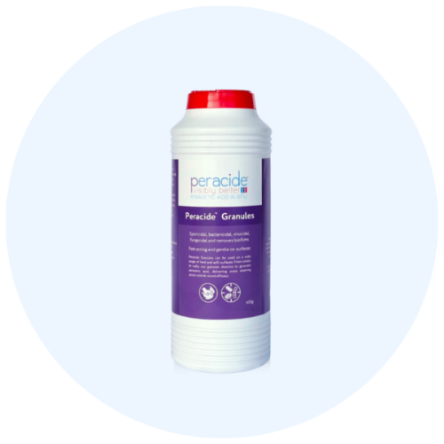 Peracide granules
