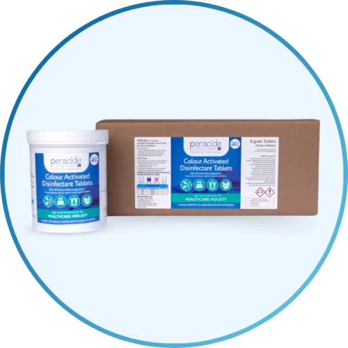 One box and one tub containing Peracide 6g Tablets